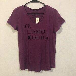 Box Lunch Purple Fun V-Neck T-Shirt